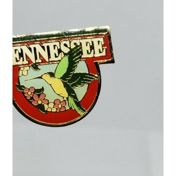 2 Tennessee Mockingbird And Tennessee Logo Embossed Pin Lapel Button - Picture 6 of 12